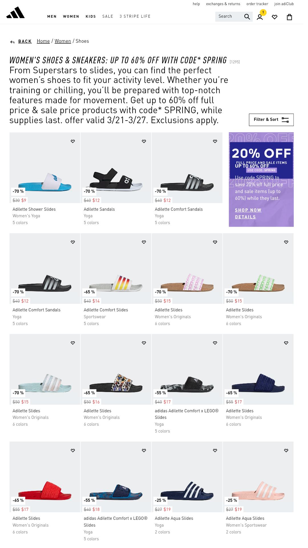 Adidas Shoes up to 70% Off 👟👟👟!