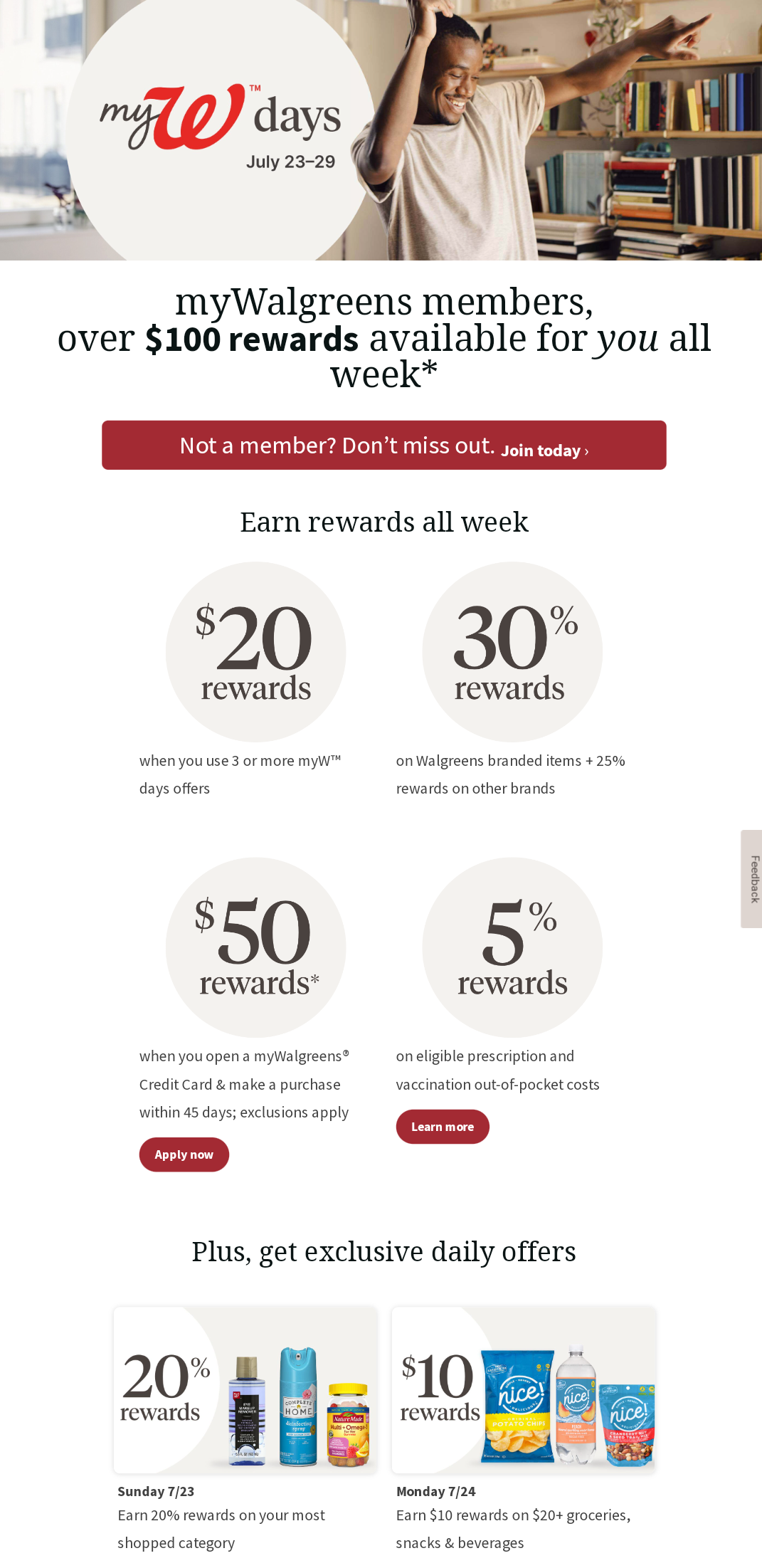 My Walgreens Days Sales Event July 23-29 – Tons of Rewards and Coupons