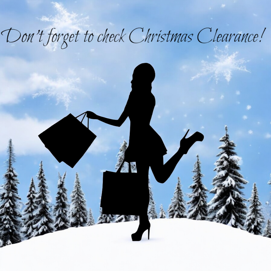 Christmas Clearance Sales have begun!!